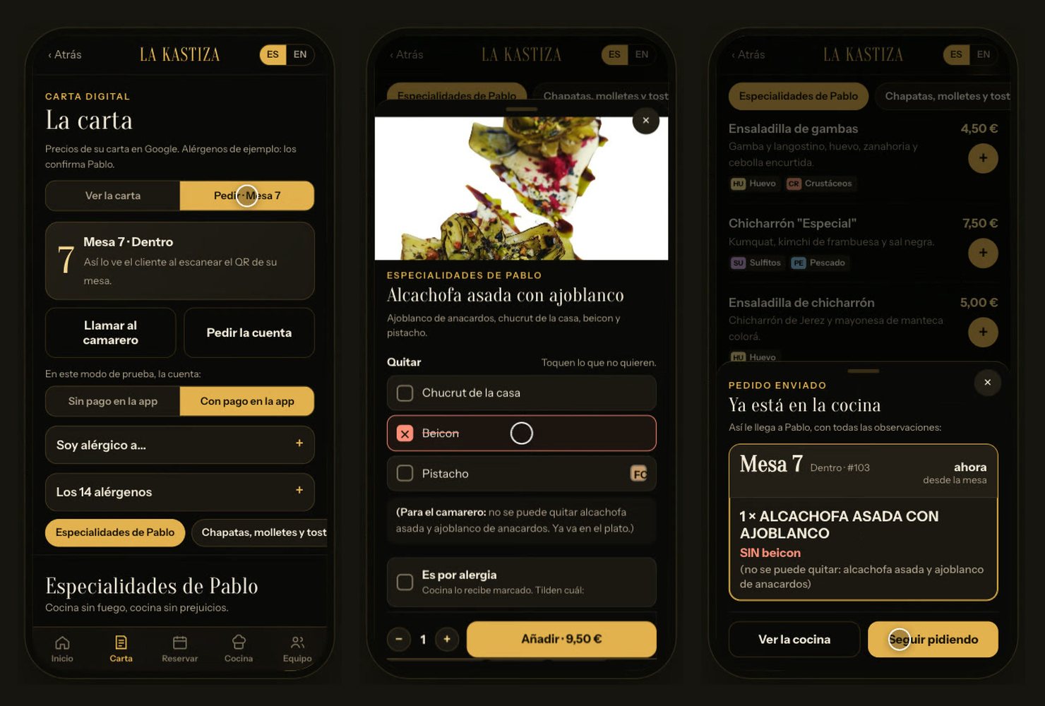 La Kastiza — Hostelería · Jerez · Propuesta navegable