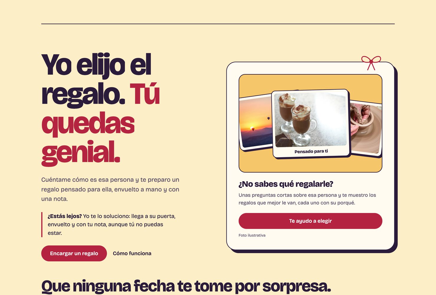 Lo pensé para ti — Marketplace · Gifts · Jerez · Own project